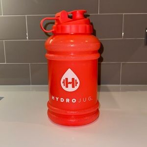 HYDROJUG Neon Coral Half Gallon Water Bottle